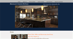 Desktop Screenshot of macleanskitchens.ca