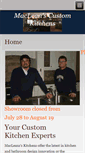 Mobile Screenshot of macleanskitchens.ca